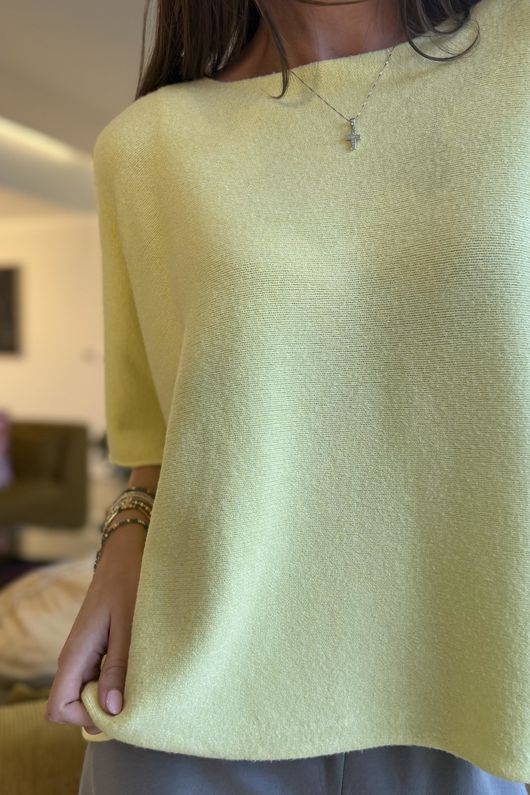 Conrad Layer Knit Lemon